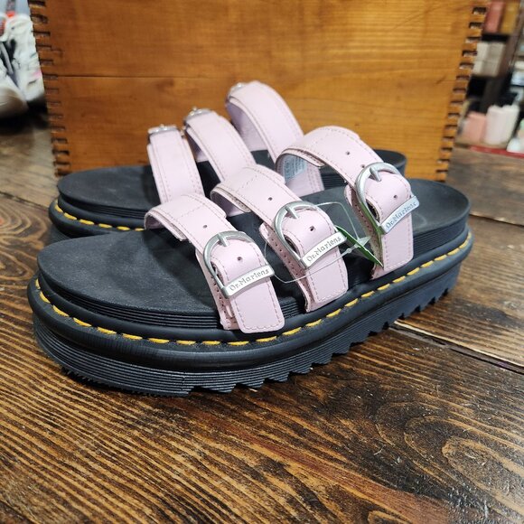 Dr. Martens Light Pink Platform Sandals - Picture 1 of 5